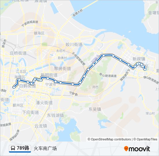 789路 Bus Line Map