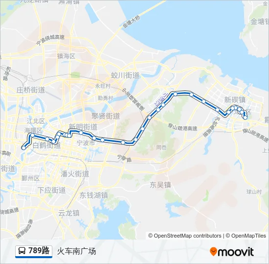 789路 Bus Line Map