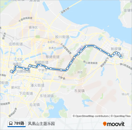 789路 Bus Line Map