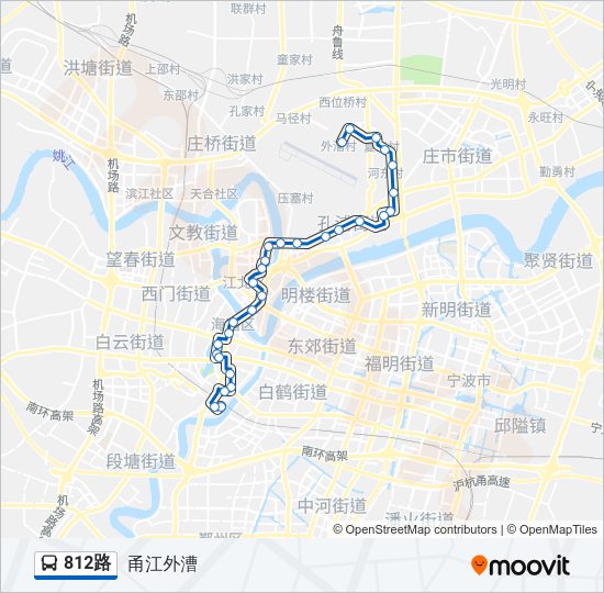 812路 Bus Line Map