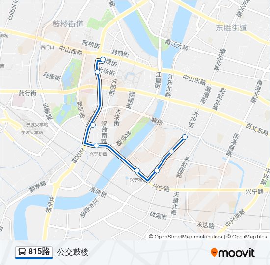 815路 Bus Line Map