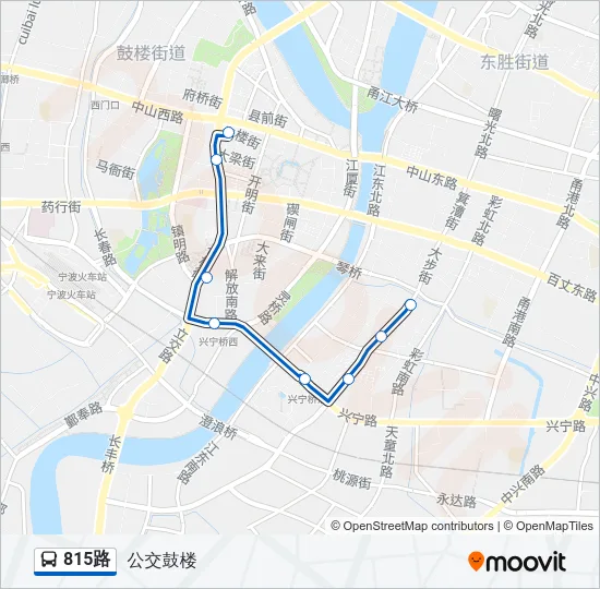 815路 Bus Line Map