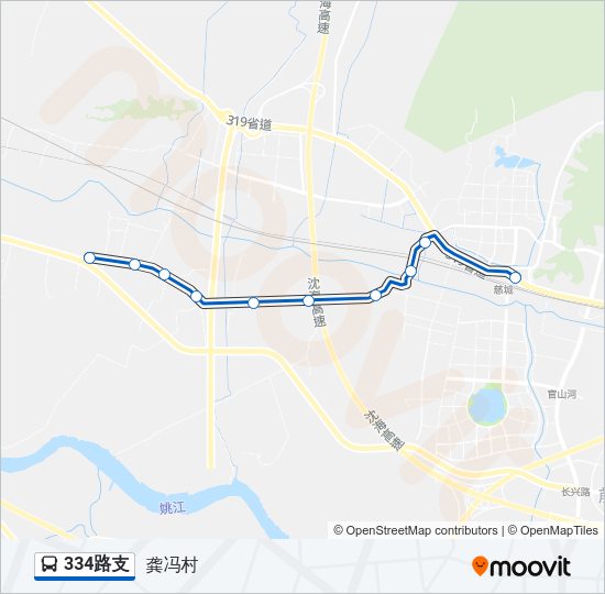 334路支 Bus Line Map