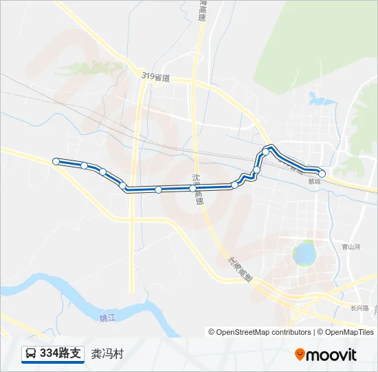 334路支 Bus Line Map