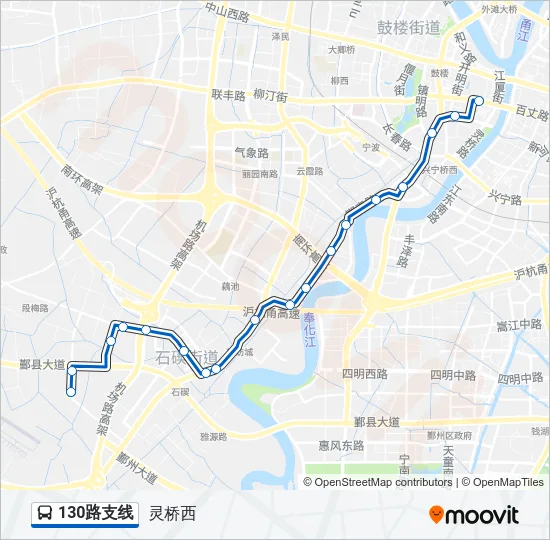 130路支线 Bus Line Map