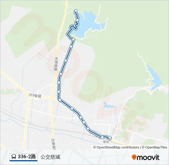 336-2路 Bus Line Map