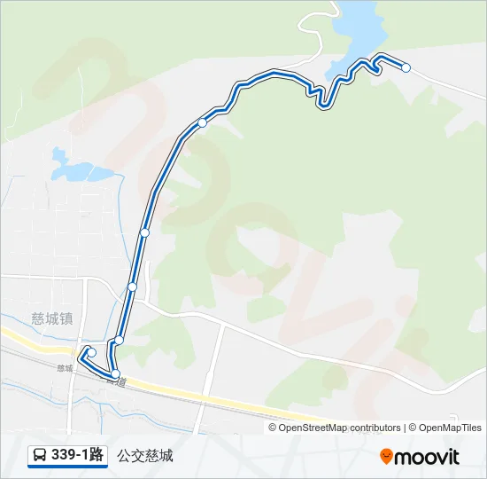 339-1路 Bus Line Map