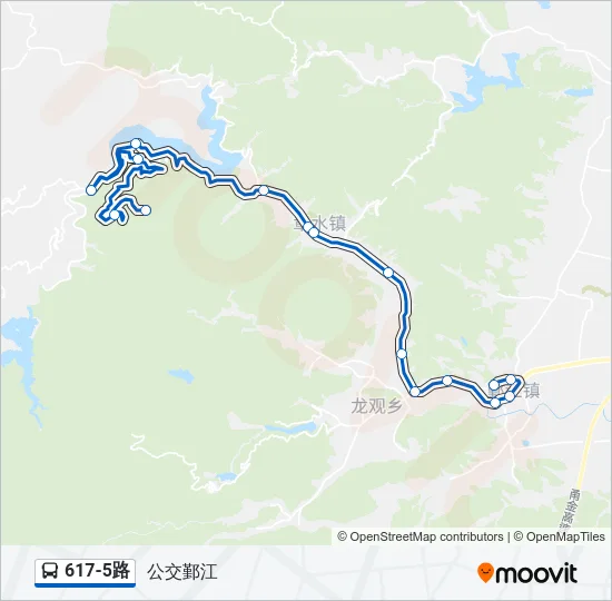 617-5路 Bus Line Map
