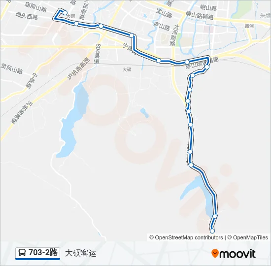 703-2路 Bus Line Map
