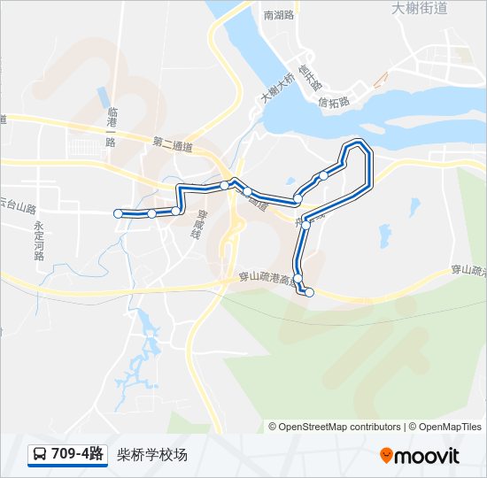 709-4路 Bus Line Map