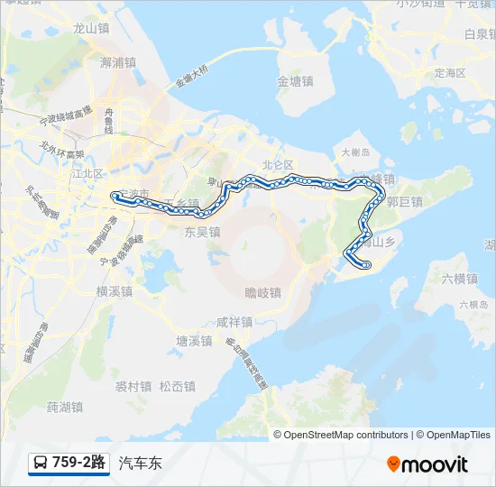 759-2路 Bus Line Map