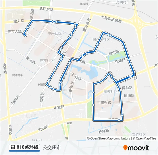 818路环线 Bus Line Map