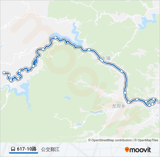 617-10路 Bus Line Map