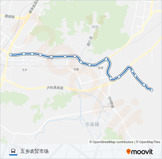 107-1路空调 Bus Line Map
