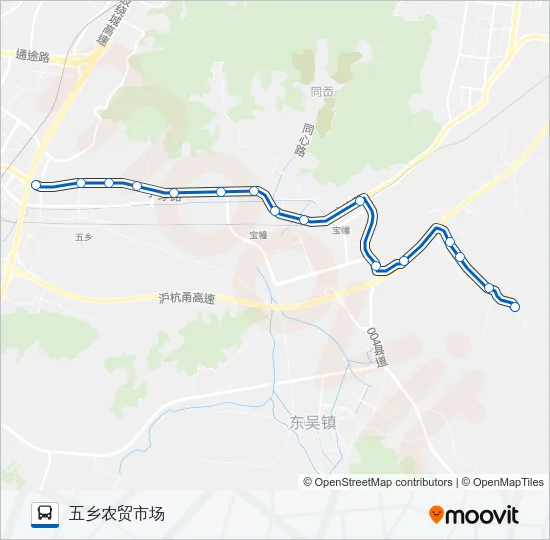 107-1路空调 Bus Line Map