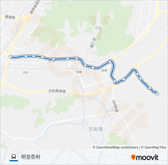 107-1路空调 Bus Line Map
