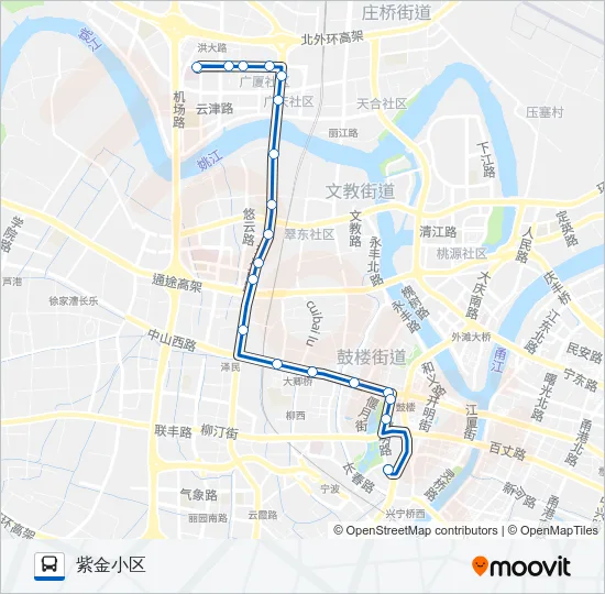 14区间上午支线 Bus Line Map