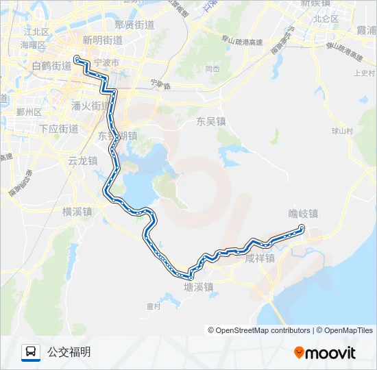 620-2大嵩线 Bus Line Map