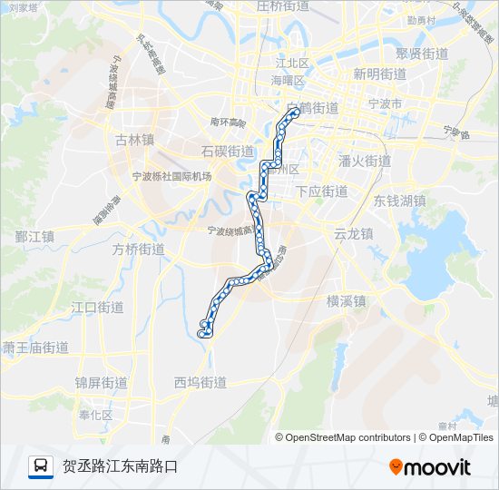 632路走马塘支线 Bus Line Map