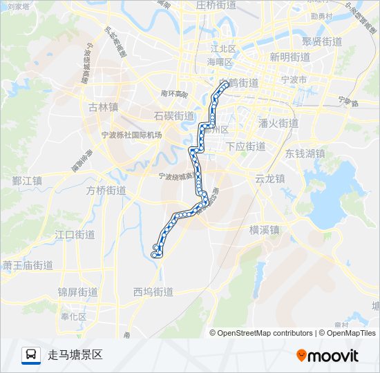 632路走马塘支线 Bus Line Map
