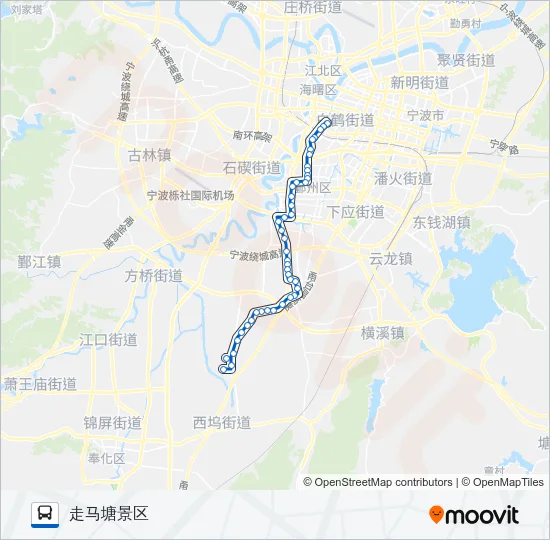 632路走马塘支线 Bus Line Map