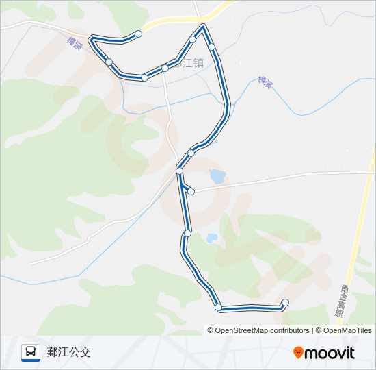 公交607-2(蓉峰)路的线路图