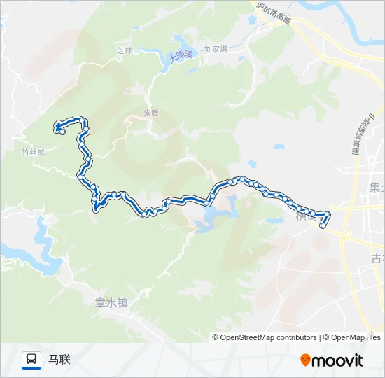613-3路(马联) Bus Line Map