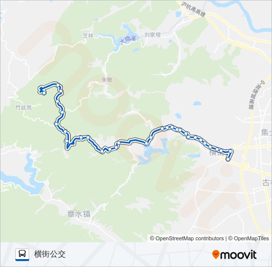 公交613-3(马联)路的线路图