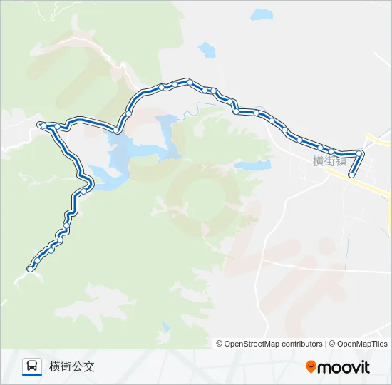 613-4路(毛岙) Bus Line Map