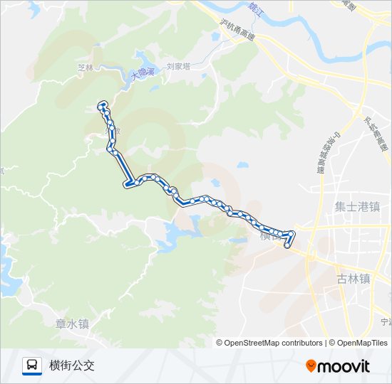 公交615-1(惠民)路的线路图