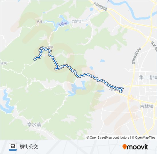公交615-3(狮红)路的线路图