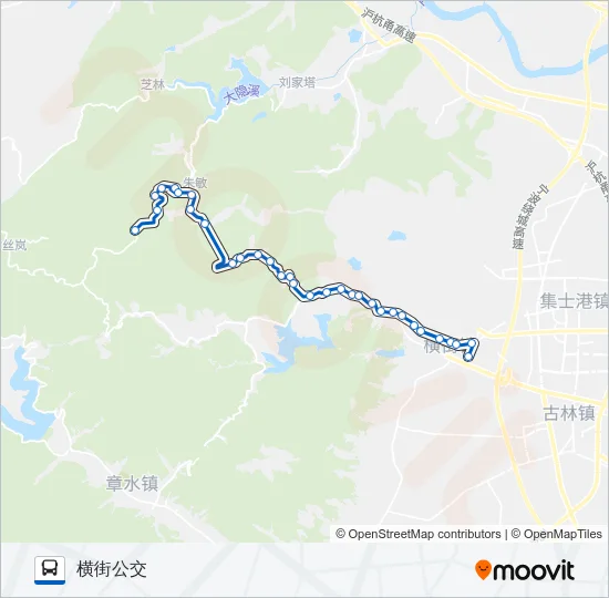 615-3路(狮红) Bus Line Map