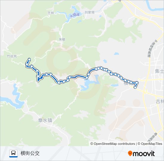 613-2路(王仙岗) Bus Line Map