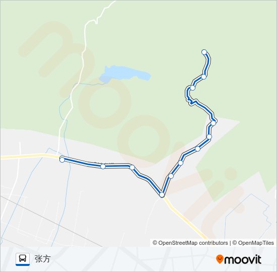 公交余姚602唐李张支线路的线路图