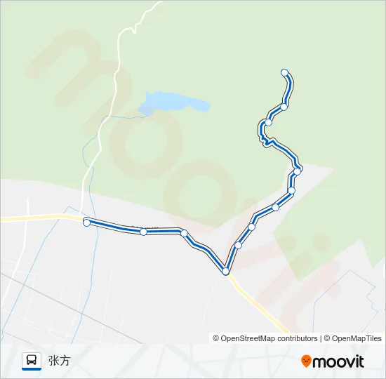 公交余姚602唐李张支线路的线路图