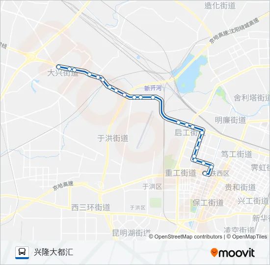 267路支线 Bus Line Map