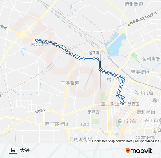 267路支线 Bus Line Map