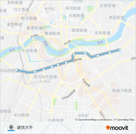 9号线 Metro Line Map