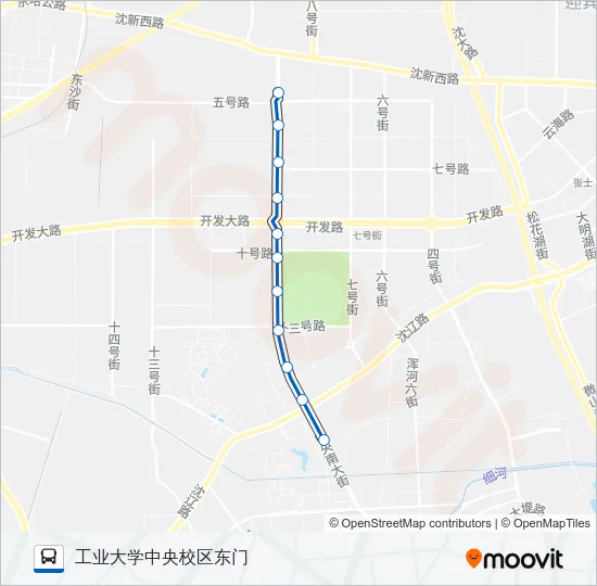 101路 Bus Line Map