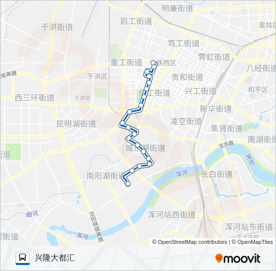 104路 Bus Line Map
