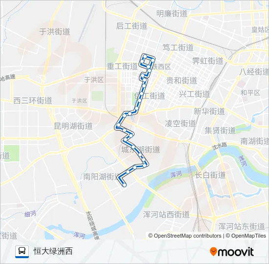 104路 Bus Line Map