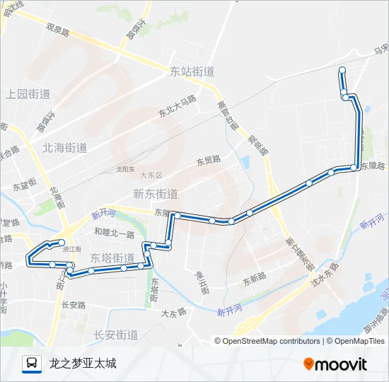 107路 Bus Line Map
