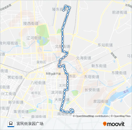 113路 Bus Line Map