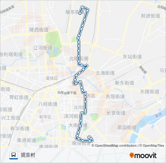 113路 Bus Line Map