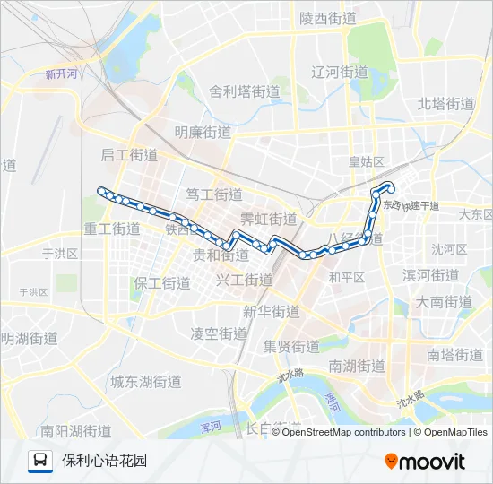 114路 Bus Line Map