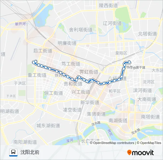 114路 Bus Line Map