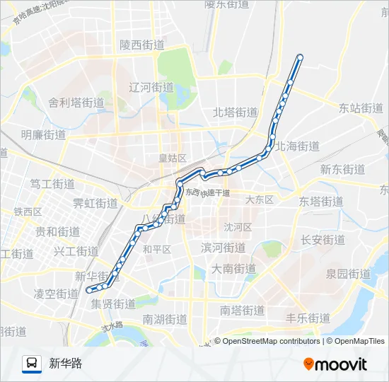 115路 Bus Line Map