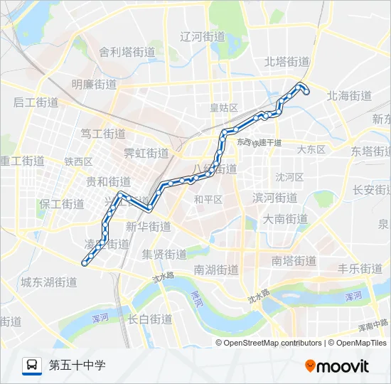 123路 Bus Line Map