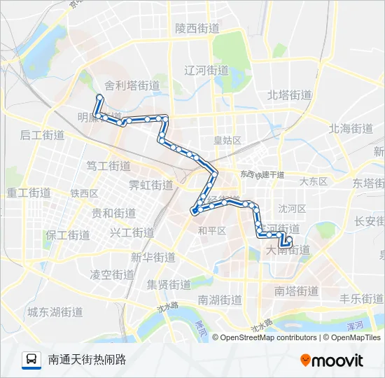 125路 Bus Line Map
