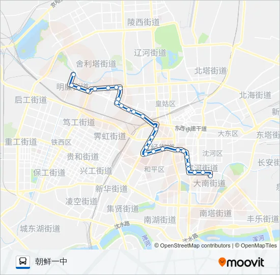 125路 Bus Line Map